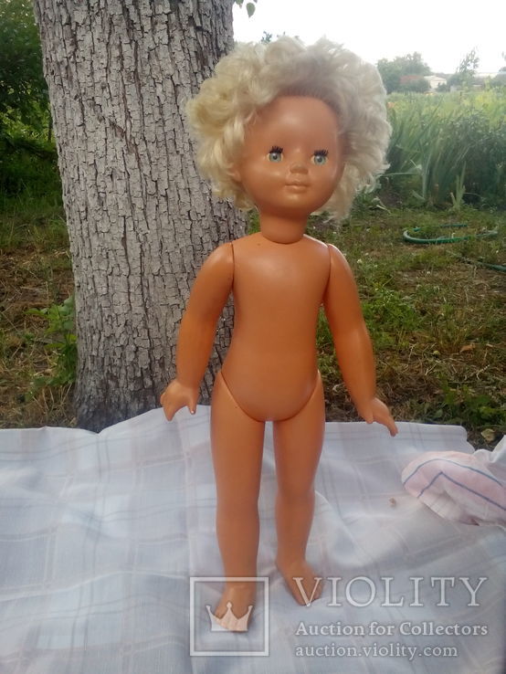 Кукла высокая 65 см на резинках с клеймом