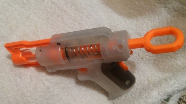 Пистолет: Hasbro Nerf. GlowShot белый, фото №12