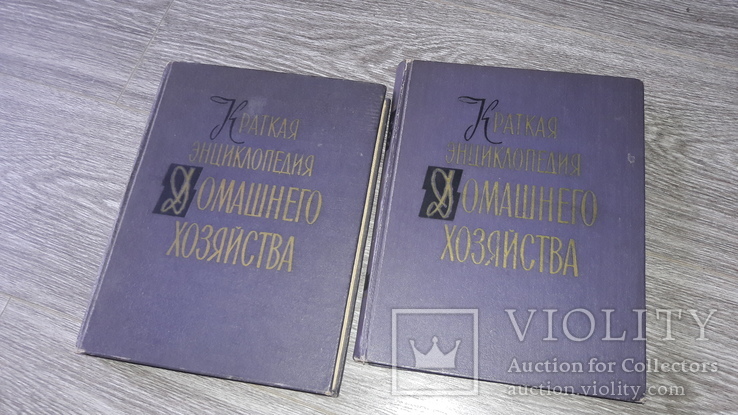 Краткая энциклопедия домашнего хозяйства   2 тома 1959г., фото №2