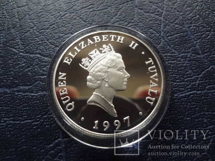 2 доллара 1997  Тувалу серебро, фото №5