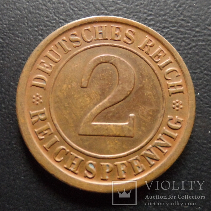 2 пфеннига 1936    Германия   ($5.3.4)~, фото №3