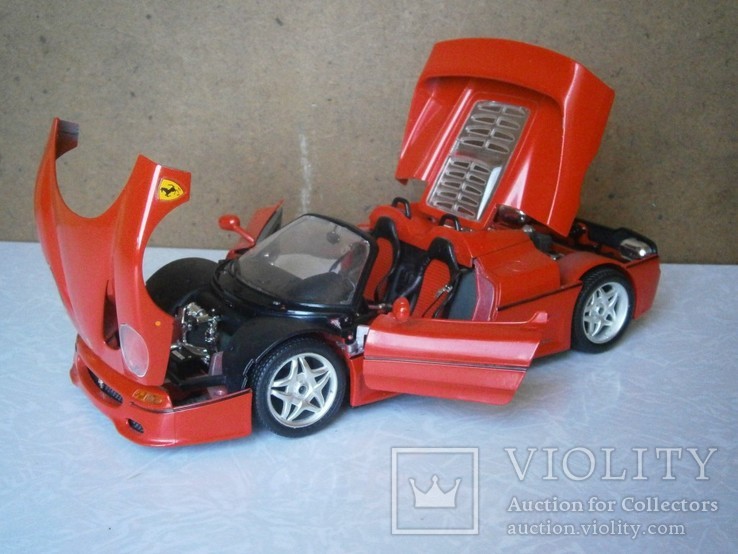 Модель 1к18 Bburago Ferrari F50, фото №6