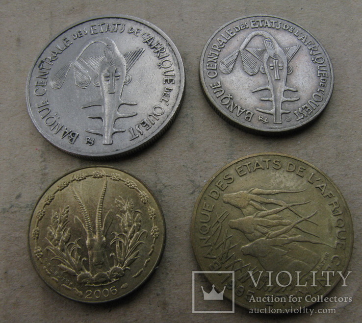 Монеты Центральной Африки ( подборка), фото №3