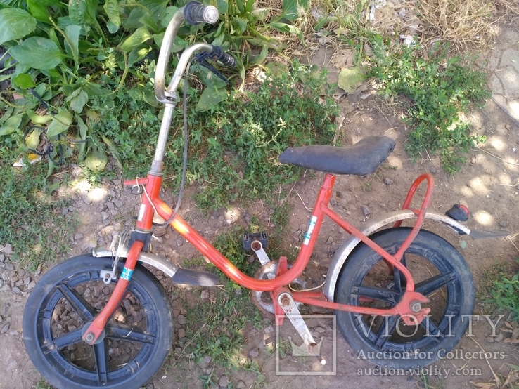 Велосипед детский, сделано в СССР., фото №2