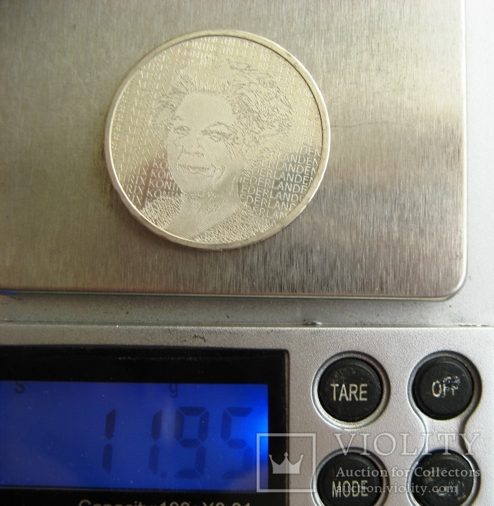 Нидерланды 5 серебряных евро "400-летие дня рождения Рембранда" KM# 266, фото №5