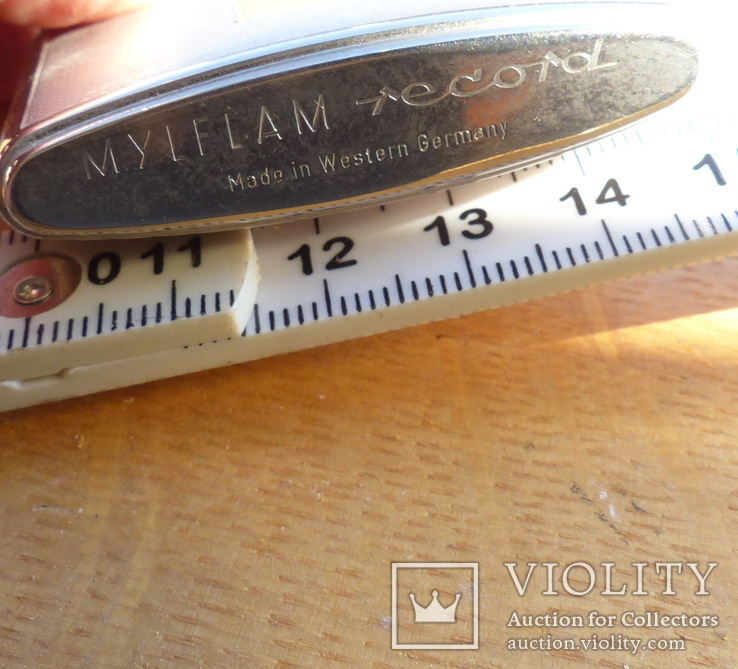 Винтажная зажигалка Германия -- Mylflam Record - HOECHST, фото №5