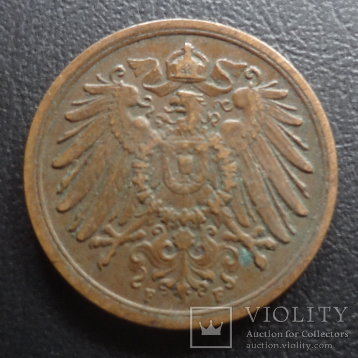 2 пфеннига 1906  F  Германия    ($5.3.25)~, фото №3