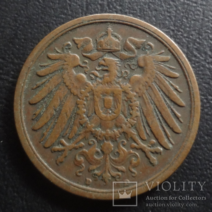 2 пфеннига 1912  D    Германия    ($5.3.43)~, фото №3