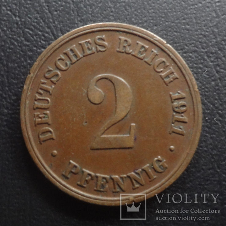 2 пфеннига 1911  D    Германия    ($5.3.47)~, фото №2