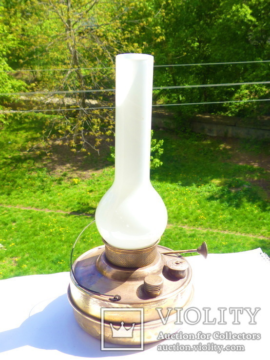 Керосиновая лампа - латунь - германия, фото №9