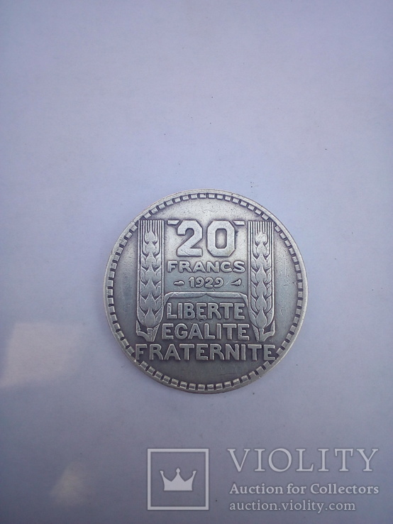 20 франков 1929 года, фото №2