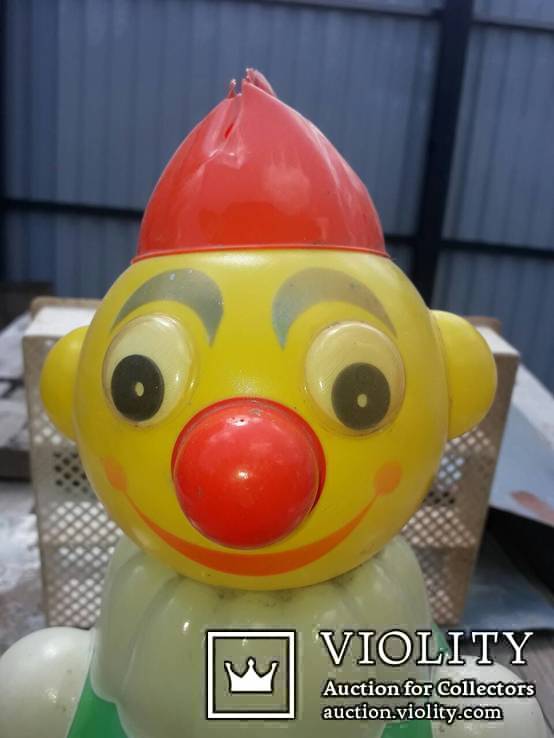 Игрушка клоун целлулоид, фото №3