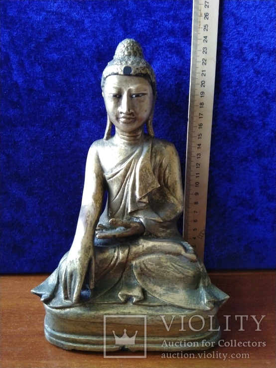 Будда Шакьямуни. Бронза. ХVIII-ХIХ век., фото №2