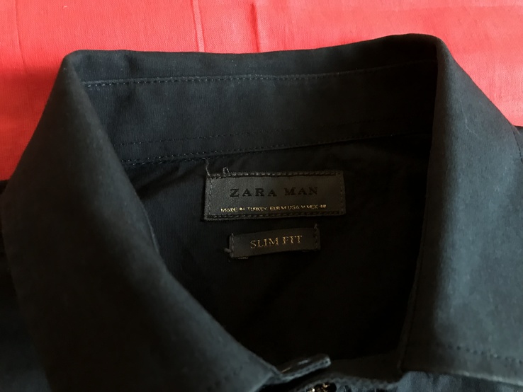 Стильна рубашка ZARA MAN Slim Fit размер M, numer zdjęcia 4