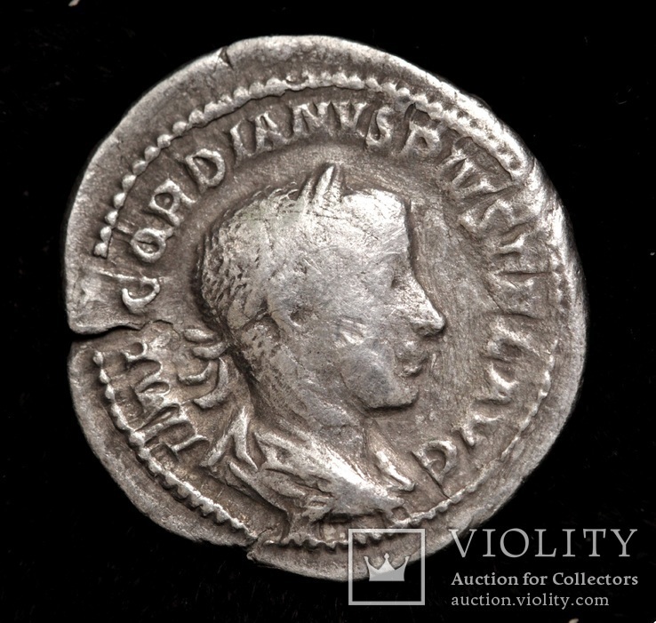 Гордіан ІІІ, срібний денарій 240 р. - DIANA LVCIFERA, фото №5