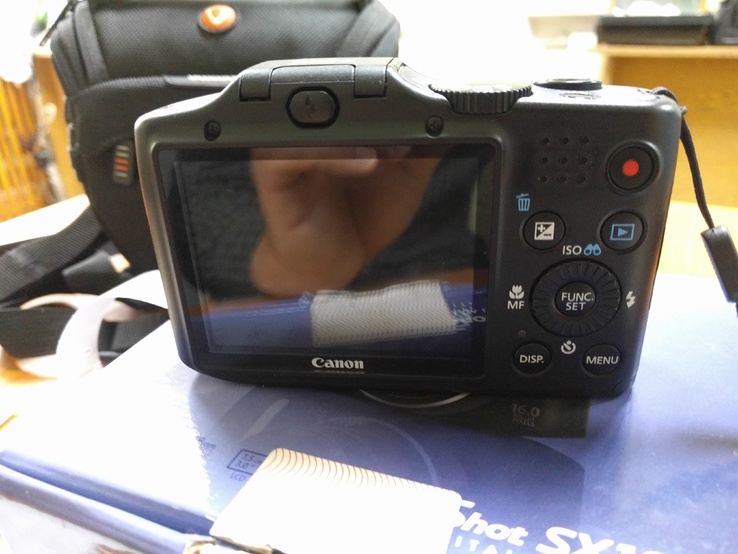 Фотоаппарат CANON PowerShot SX160 IS. Документы, сумка, зарядное., фото №6