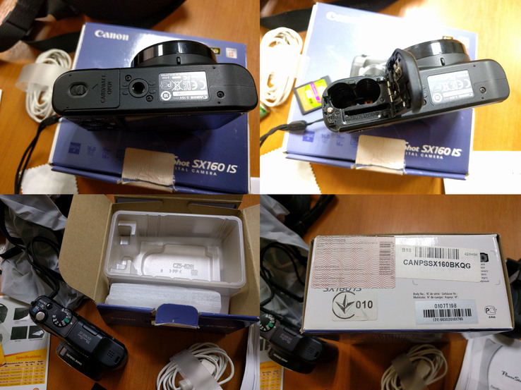 Фотоаппарат CANON PowerShot SX160 IS. Документы, сумка, зарядное., фото №7