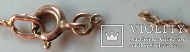 Две золотые цепочки , браслет и крестик ( всё 585-й пробы  ) ., фото №5