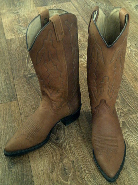 Dan post women's boots (USA) - фирменные кожаные сапоги., photo number 11