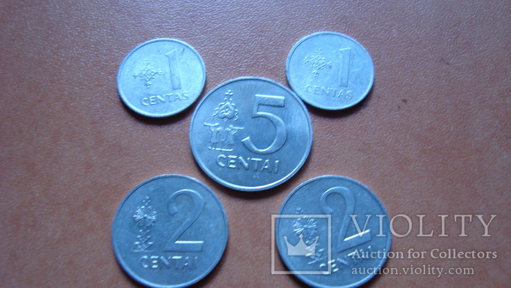 1-2-5 центів 1991 р, фото №2