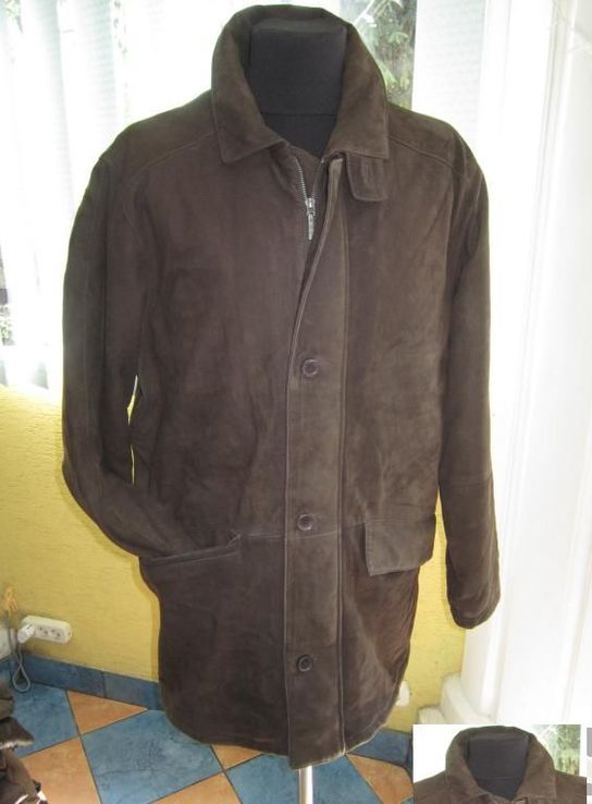 Утеплённая  классическая  кожаная мужская куртка MILESTONE. Лот 512, photo number 2