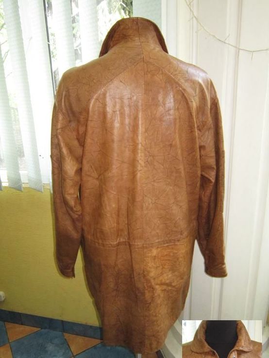 Оригинальная кожаная мужская куртка CHAMPION Leather. Лот 513, фото №4