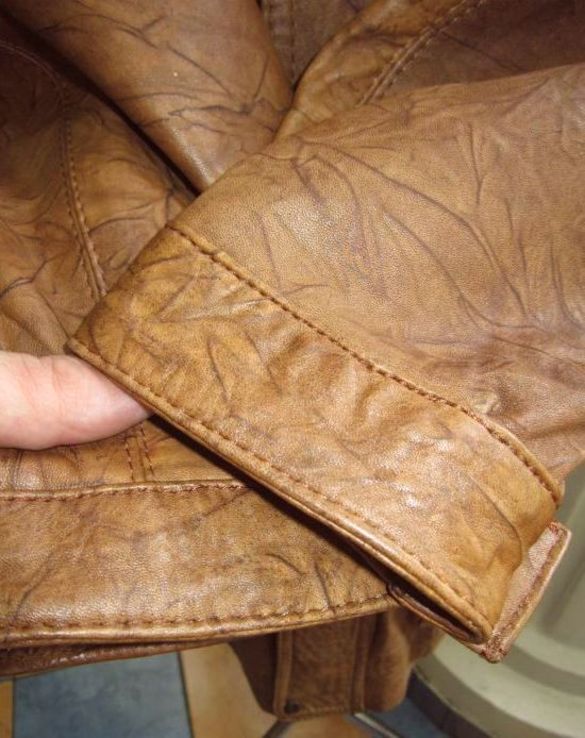 Оригинальная кожаная мужская куртка CHAMPION Leather. Лот 513, photo number 6