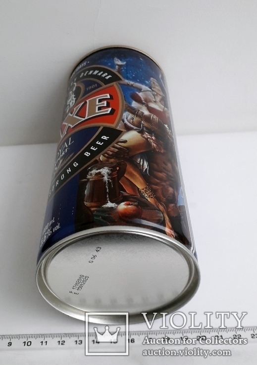 Пивная банка "Faxe" (Royal/ Export).1 л.  Дания, фото №4