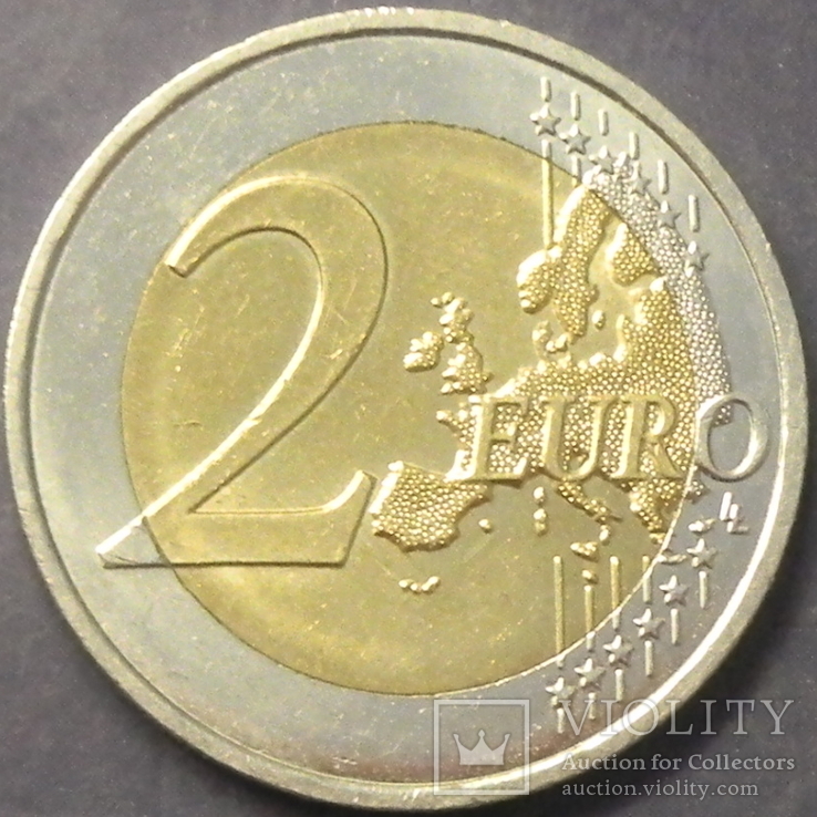 2 євро Монако 2014 рідкісна, фото №3