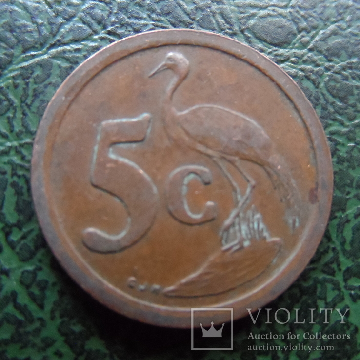 5 центов 1992  ЮАР    ($6.1.17)~, фото №2