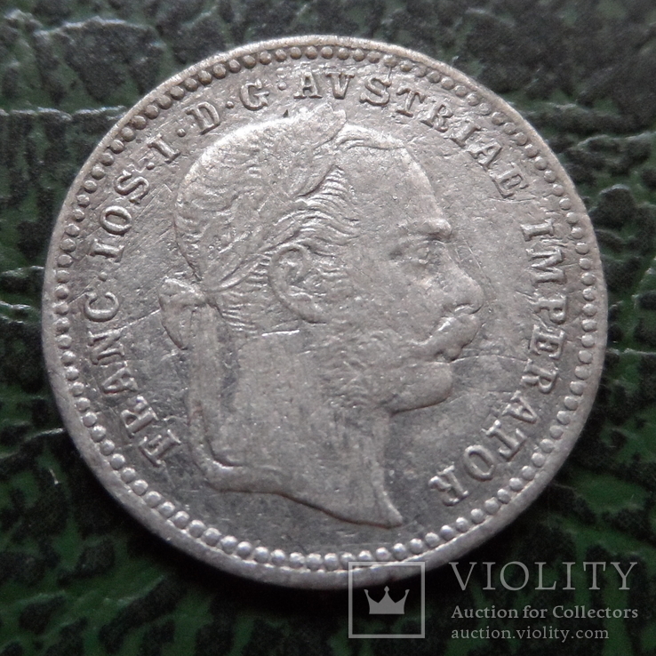 10 крейцеров  1872  Австро-Венгрия  серебро    ($6.1.21)~, фото №3