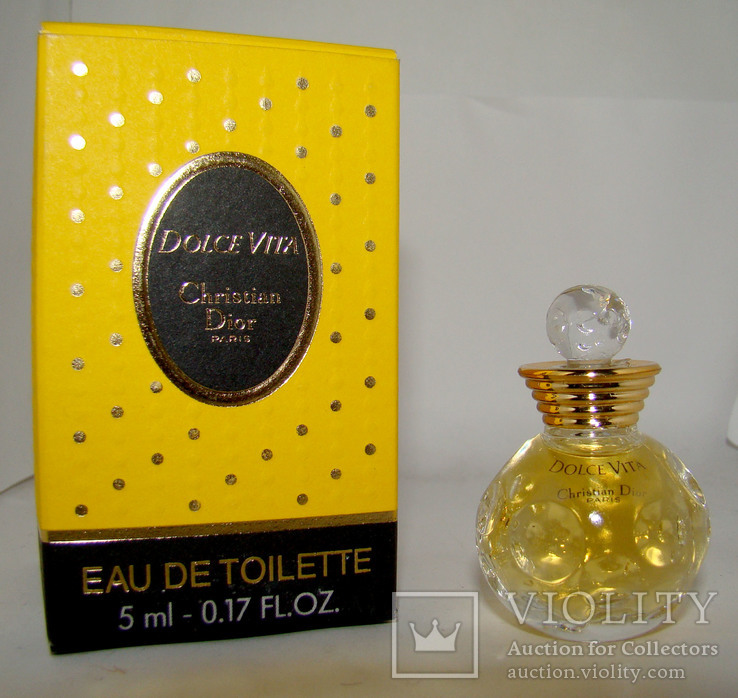 Миниатюра Dolce Vita Christian Dior 5мл Оригинал. Винтаж, фото №2