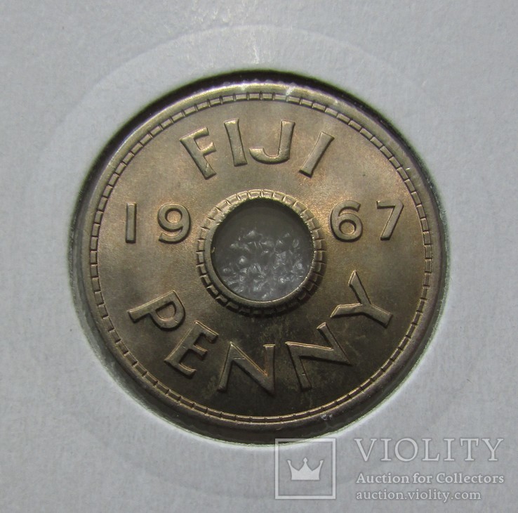 Фиджи. 1 пенни 1967 г. UNC