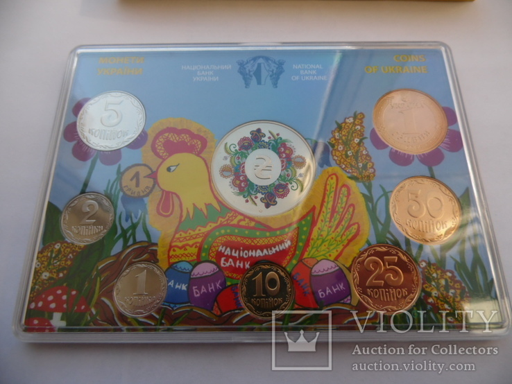Річний набір обігових монет НБУ 2014 рік , Годовой набор обиходных монет НБУ 2014 год, фото №6