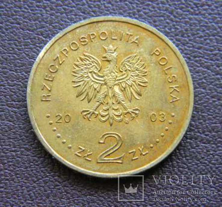 Польша 2 злотых 2003 г., ' Генерал Станислав Мачек, фото №4