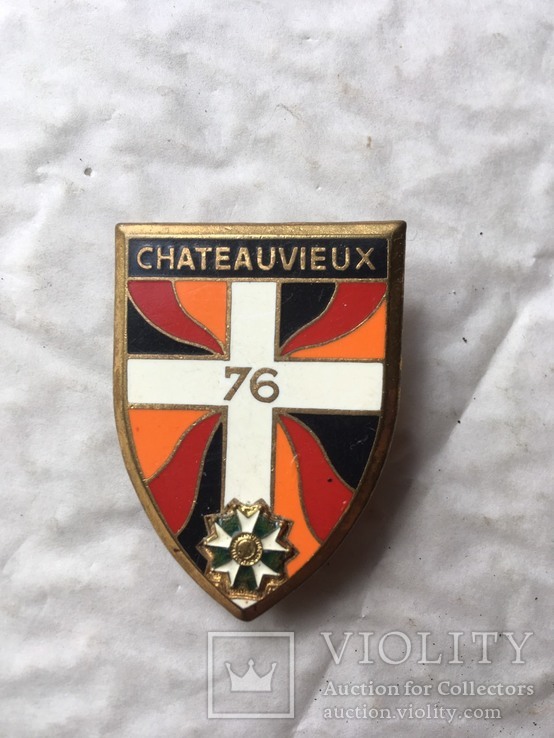 Франция. Знак 76-го пехотного полка., фото №2
