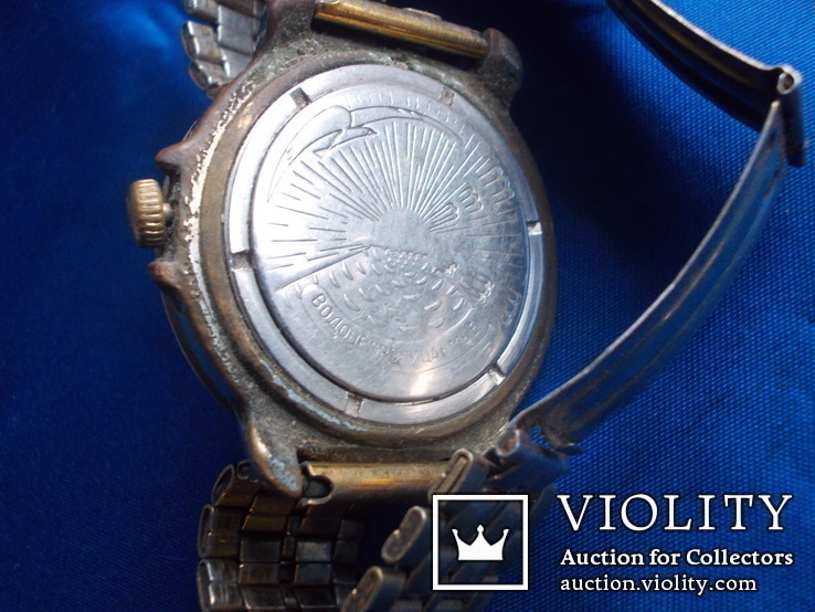 Часы Командирские ВВС  водонепроницаемые с браслетом, фото №4