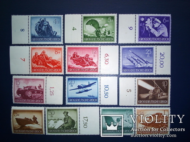 1944 р. Вермахт 3- Рейх  MNH з  полями