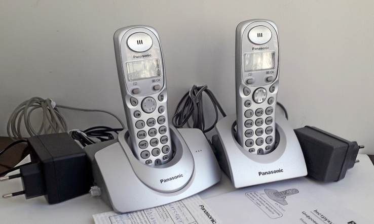 Беспроводной радиотелефон Panasonic KX- TG 1107UA на 2 базы, фото №3