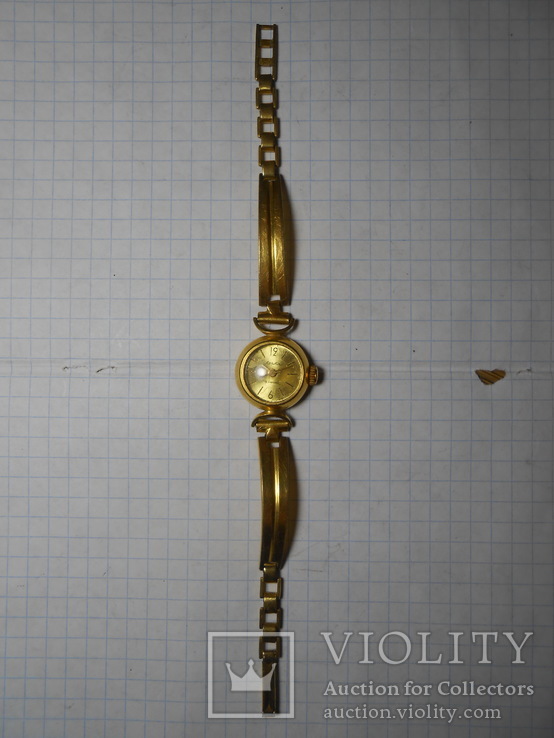 Часы женские Мечта с браслетом Au12,5 Au7 позолота