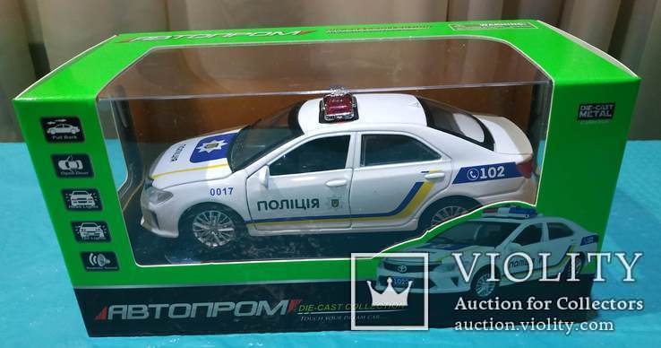 Автомобиль Полиция Украины м. 1:32, фото №2