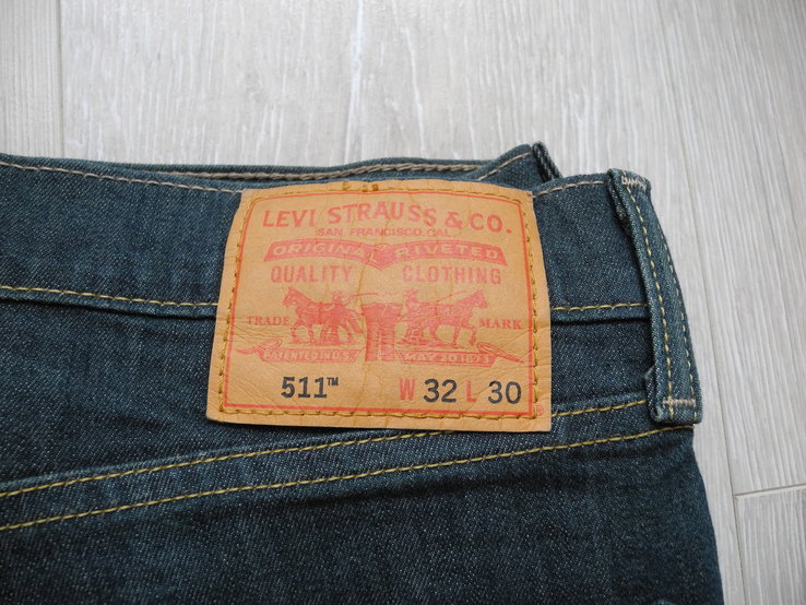 Джинсы Levis 511 32/30 ( Colombia USA ) Новое, photo number 3