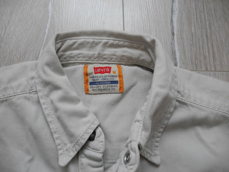 Рубашка джинсовая Levis р. M ( USA ), фото №5