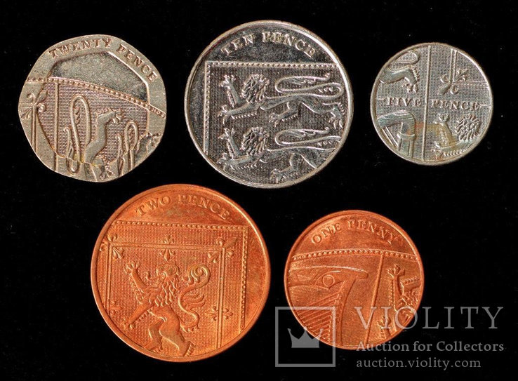 Набор монет Великобритании