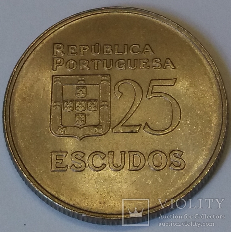 Португалія 25 ескудо, 1980