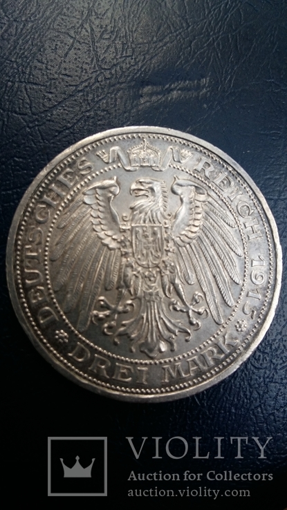 Пруссия Мансфельд 3 марки 1915 г., фото №7