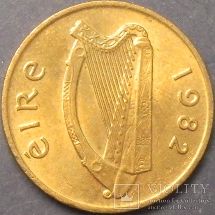 1 пенні Ірландія 1982, numer zdjęcia 3