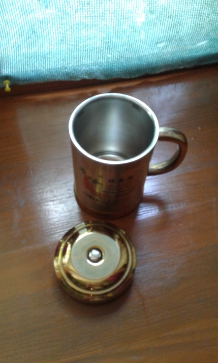 Чашка термос магнитная 200 мл., фото №6