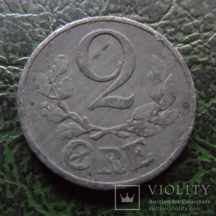 2 эре 1943  Дания    ($6.2.31)~, фото №2