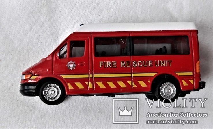 Пожарное авто Мерседес, 1:87 HO для макета Ж/Д (2), фото №5